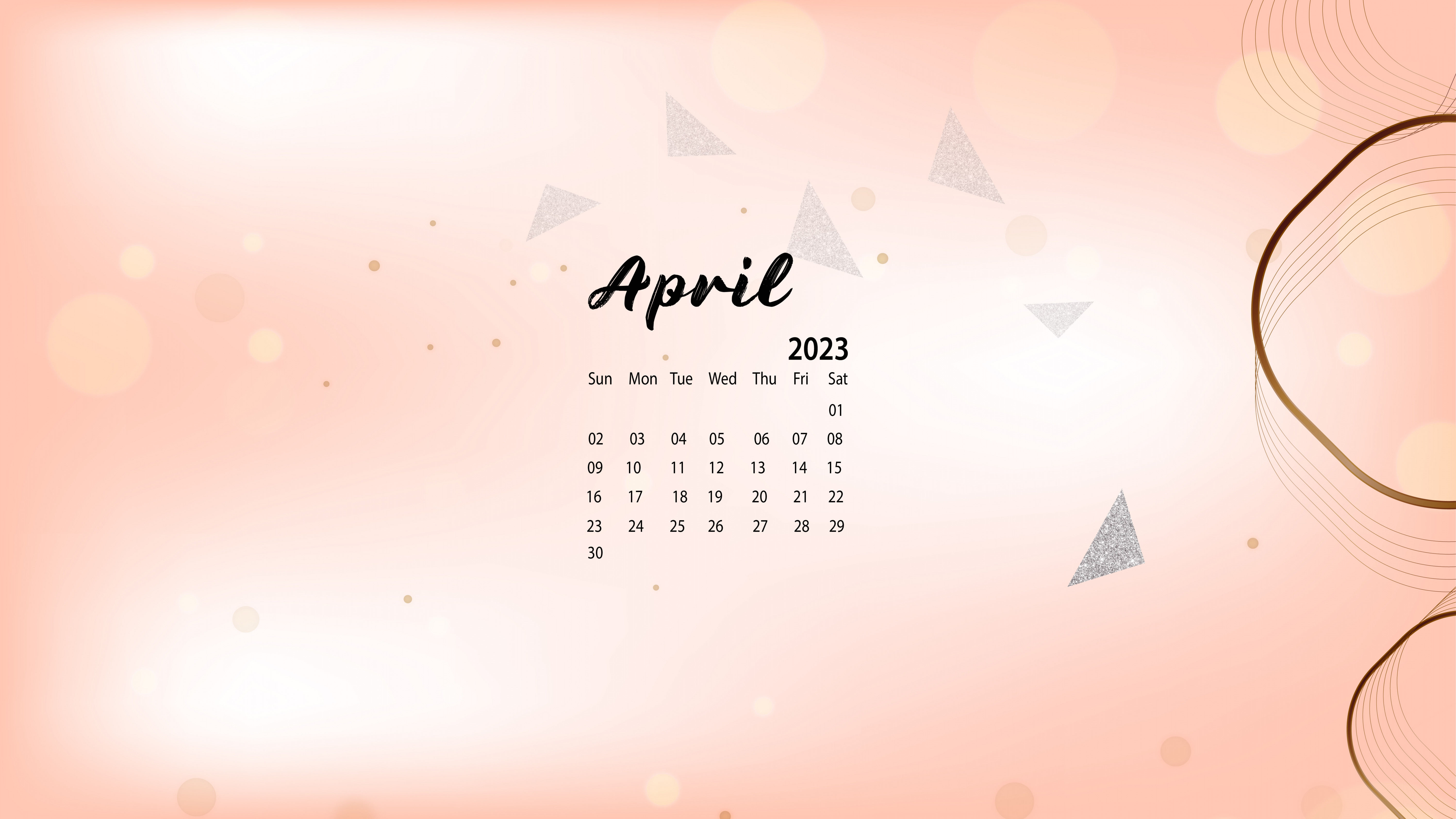 April  Desktop Wallpaper Calendar - CalendarLabs