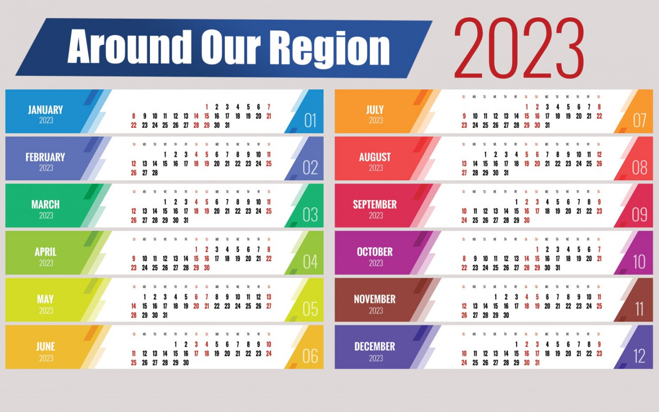 Around Our Region events calendar published Oct