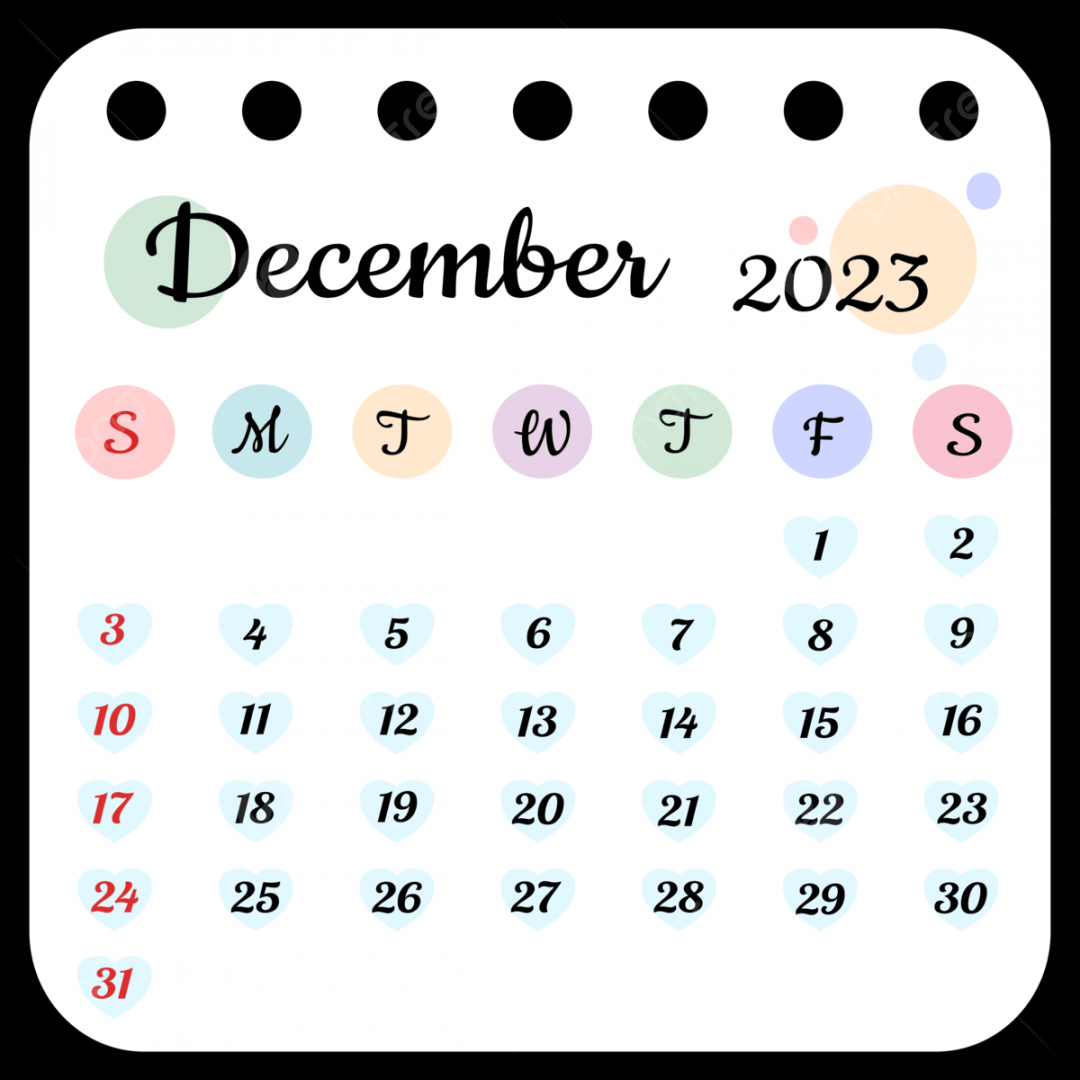Calendar December , Monthly Calendar , December