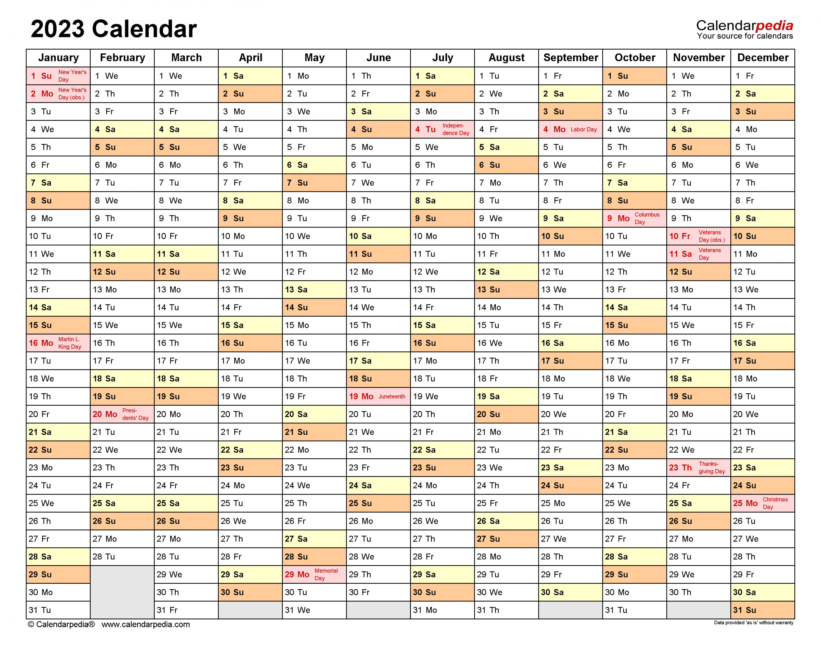 Calendar - Free Printable Excel Templates - Calendarpedia