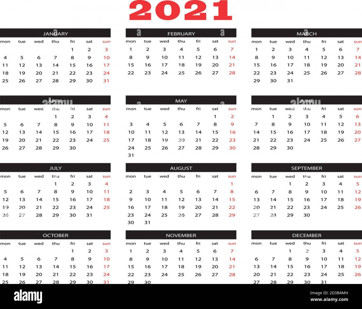 Calendar year  Stock Vector Image & Art - Alamy