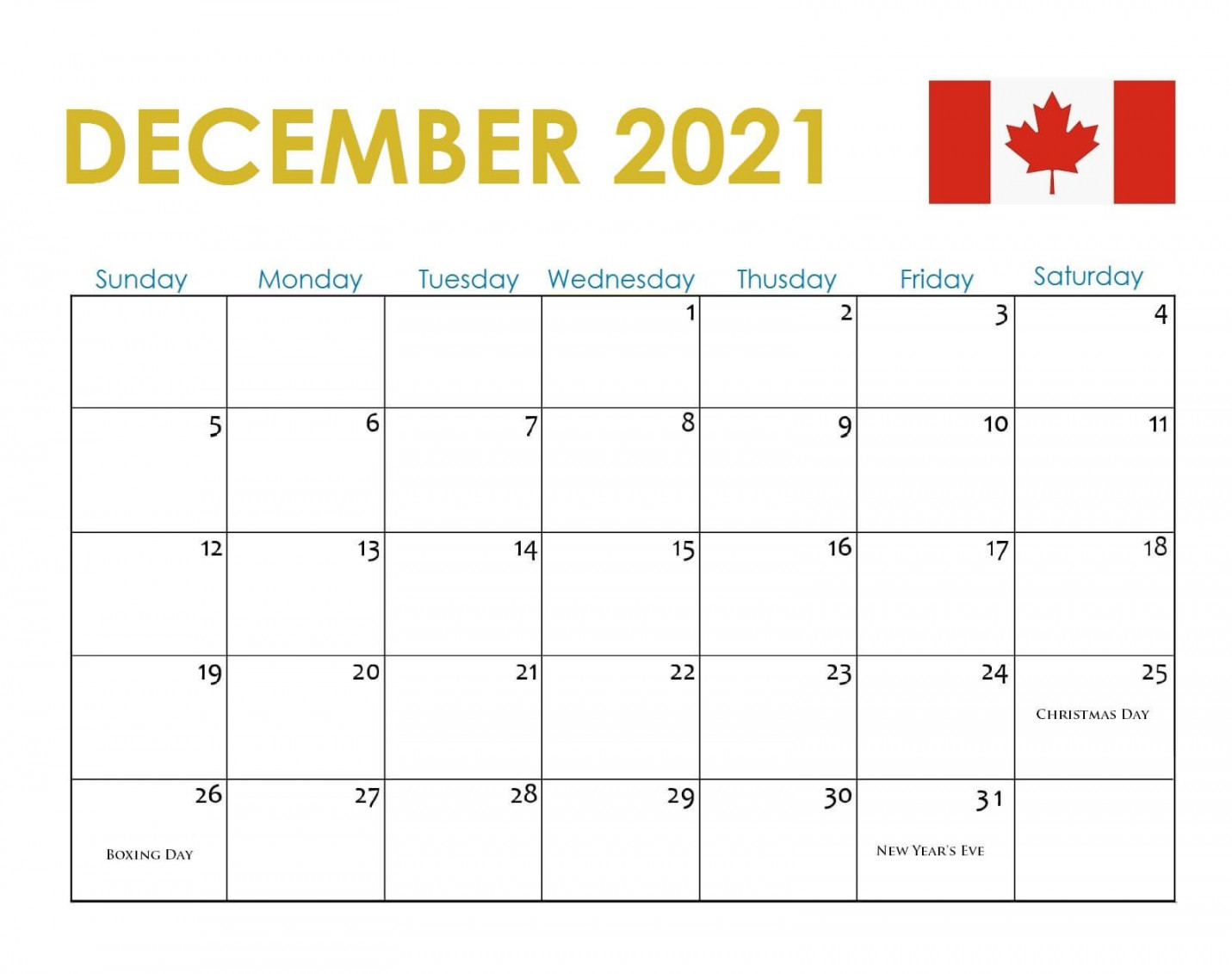 Canada Holidays Calendar December   December calendar,