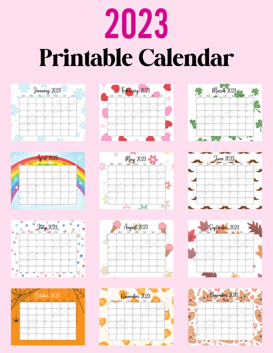 Cool Printable Calendars For  By DJ Inkers