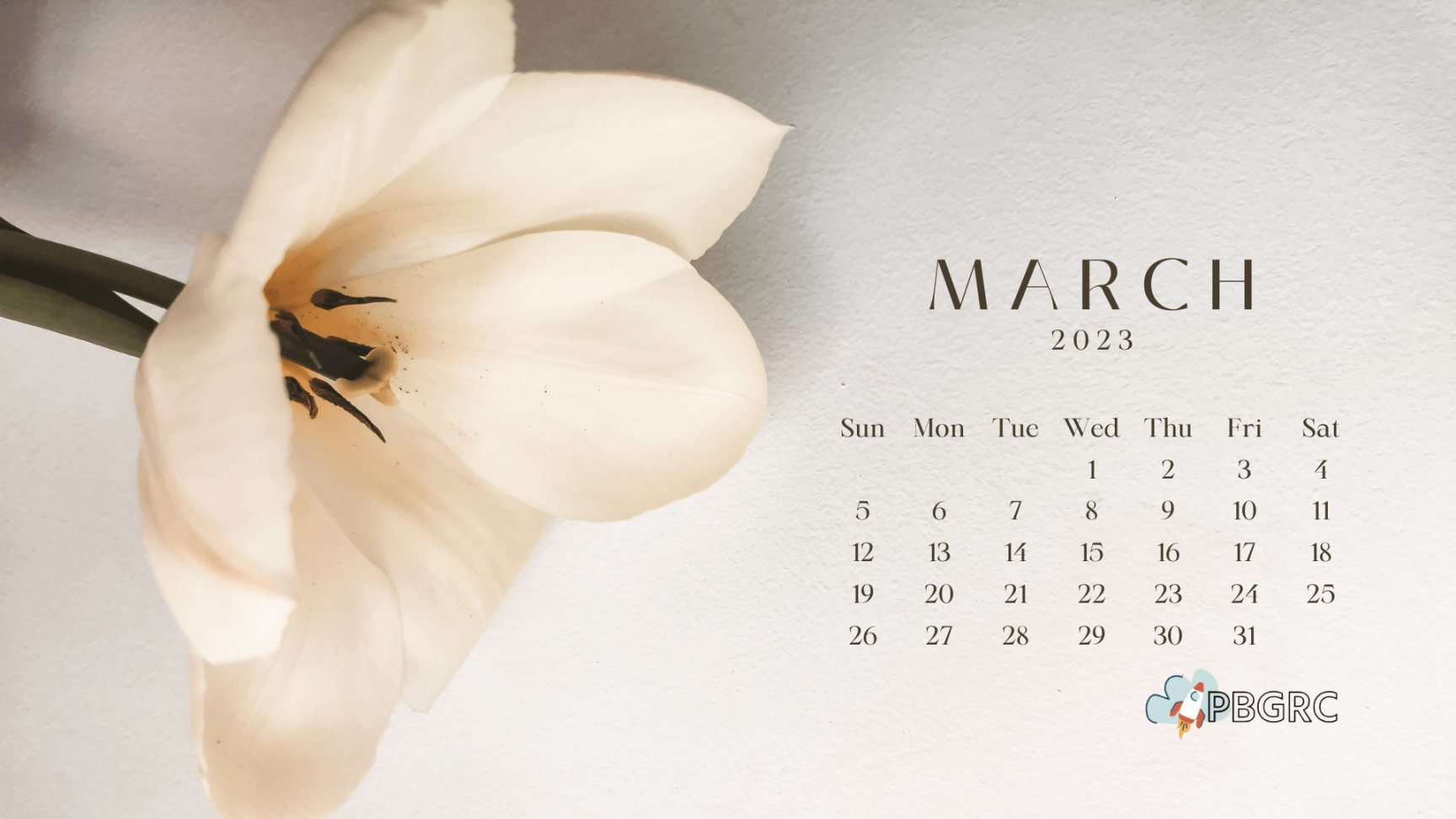 Cute March  Calendar Floral Wallpaper HD in   Calendar