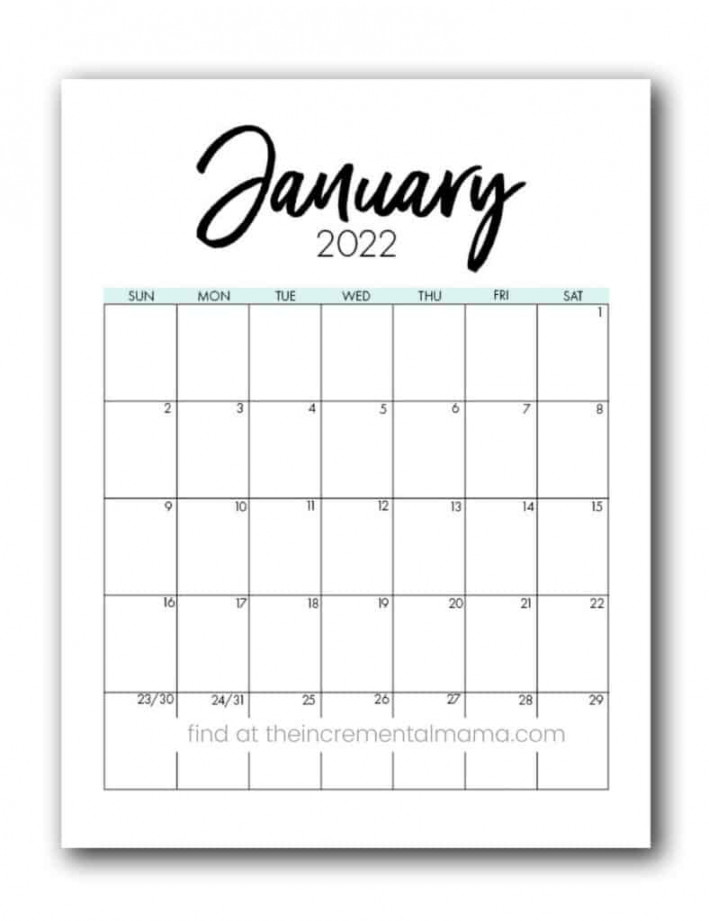 Free Printable  Calendar Printable PDF Template