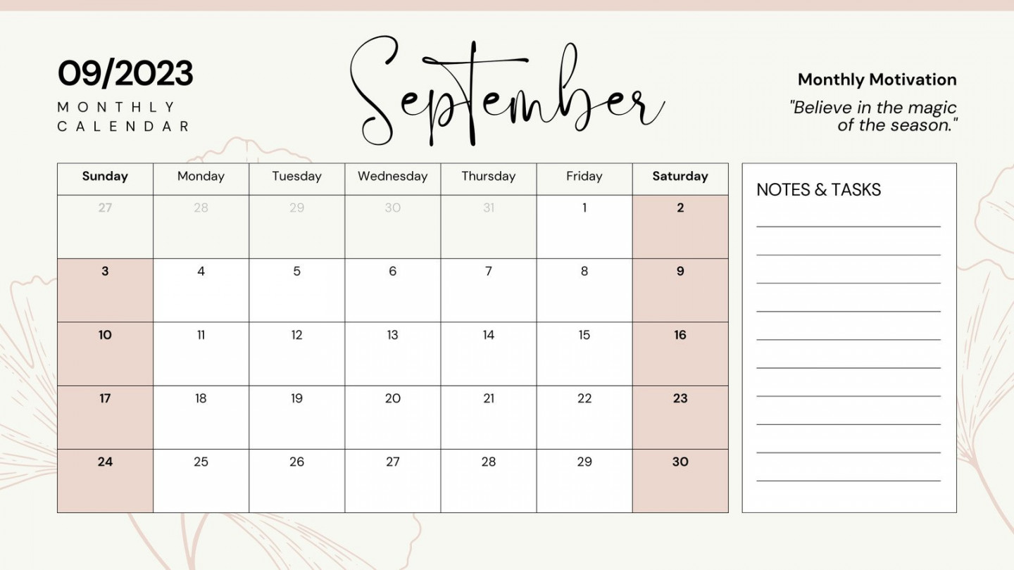 Free, printable, customizable monthly calendar templates  Canva