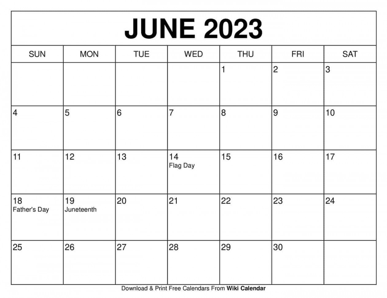 Free Printable June Calendar Wiki Calendar - Ko-fi ❤️ Where