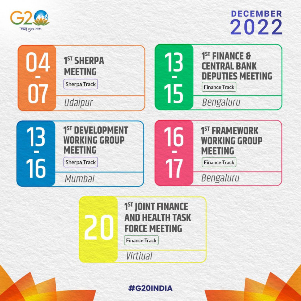 G India on X: "Action packed agenda lined up! Several meetings