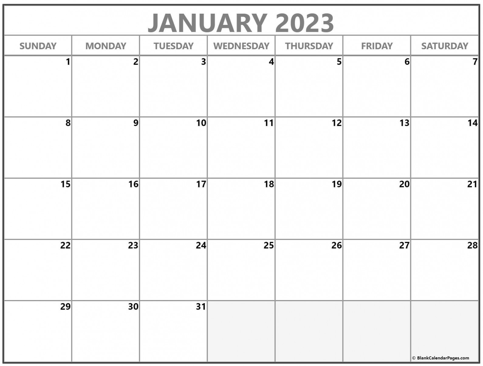 January  calendar  free printable calendar