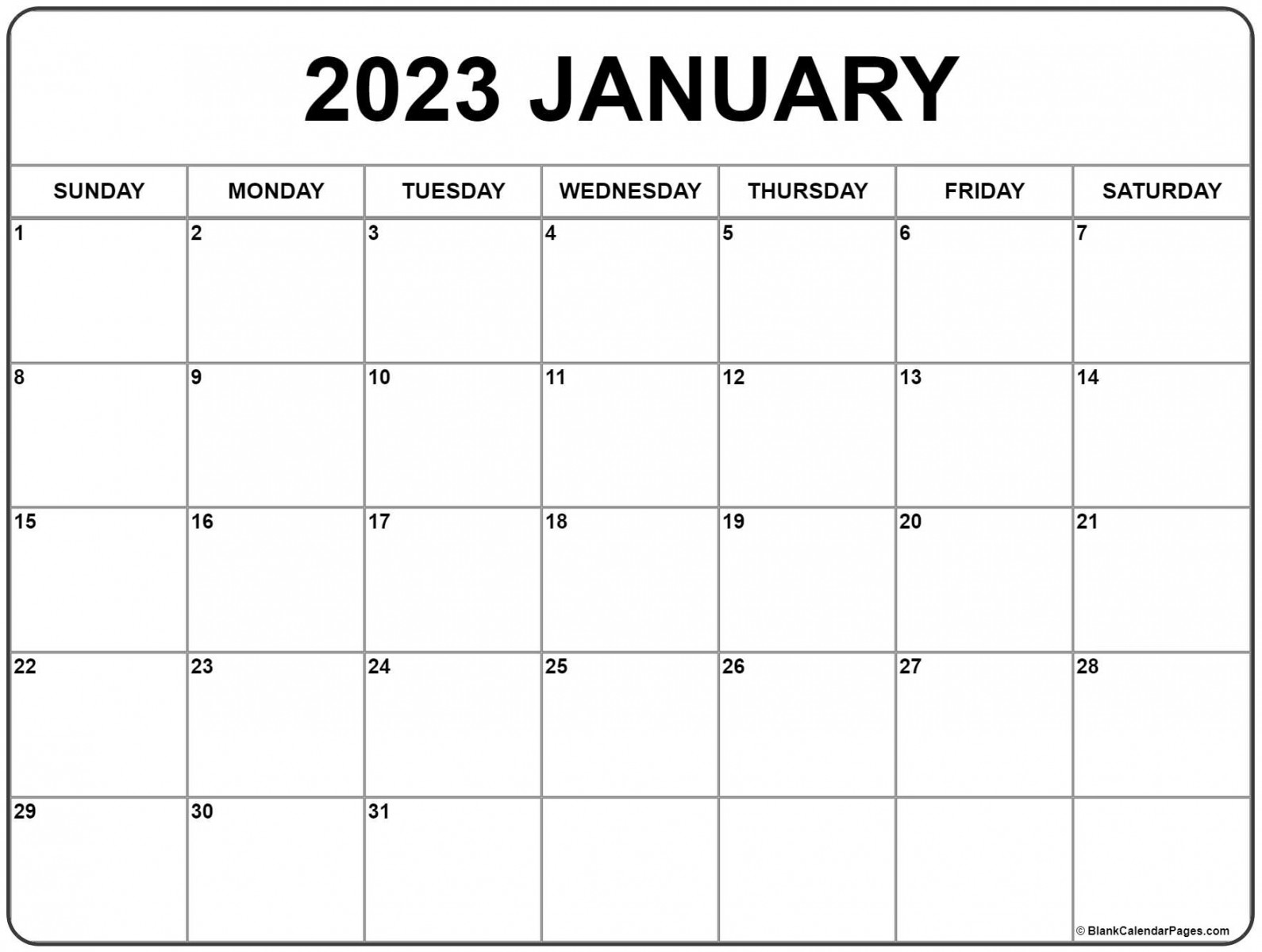 January  calendar  free printable calendar