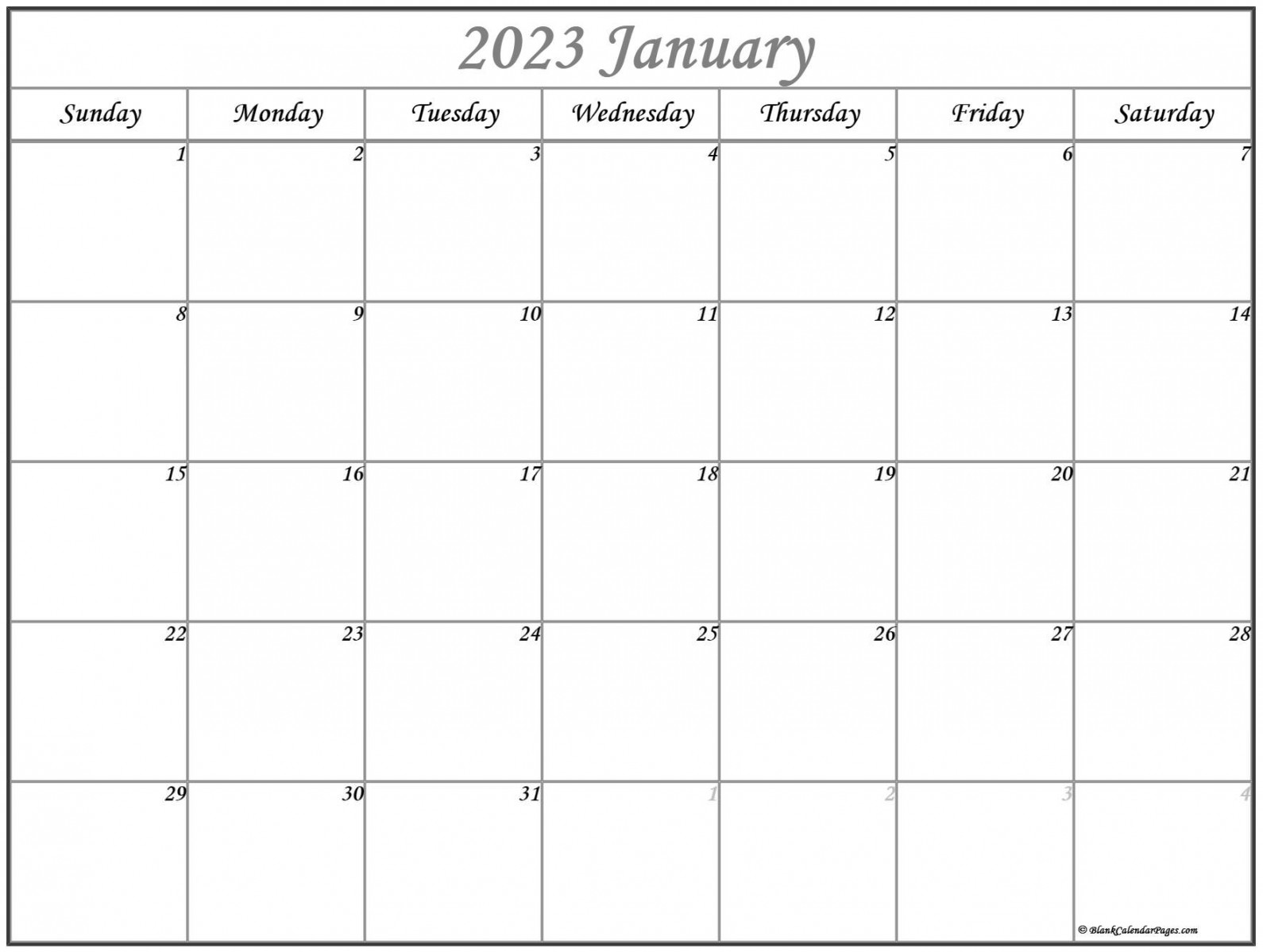 January  calendar  free printable calendar