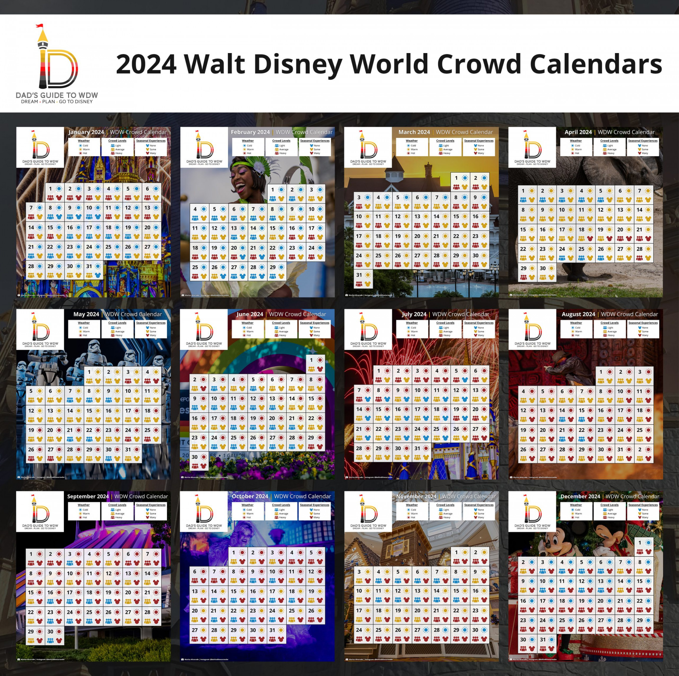 January Disney World crowds including information about the Disney