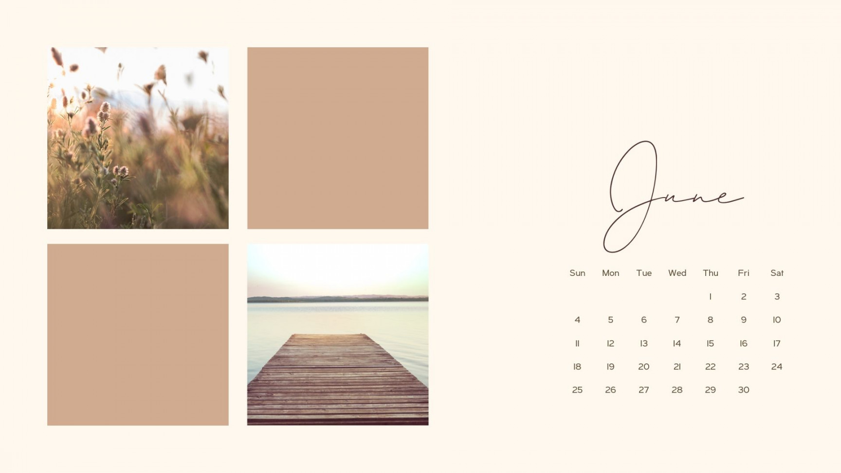 June Calendar Wallpaper ( Free Update) - AnjaHome