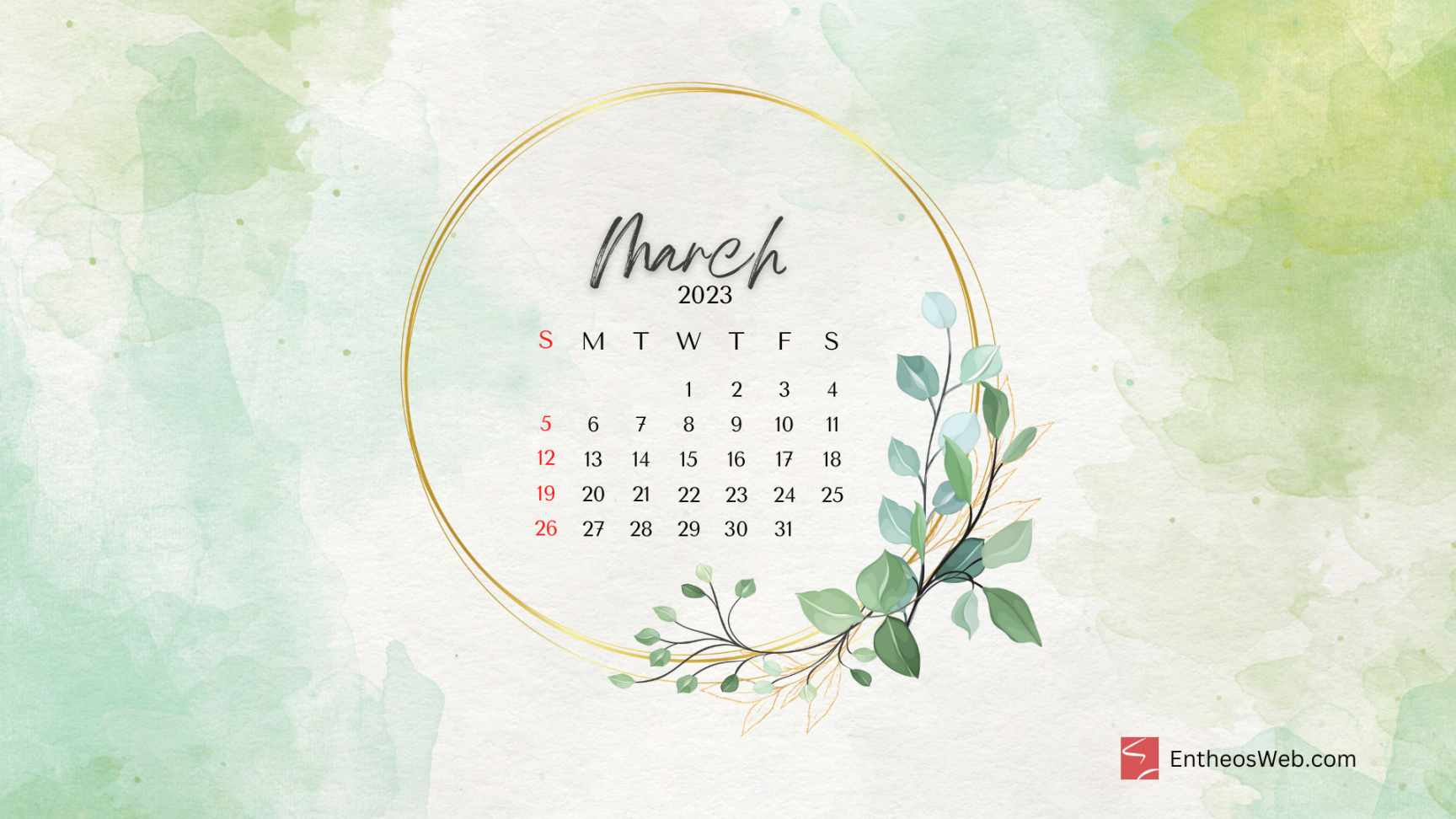 March  Calendar Desktop Wallpapers  EntheosWeb