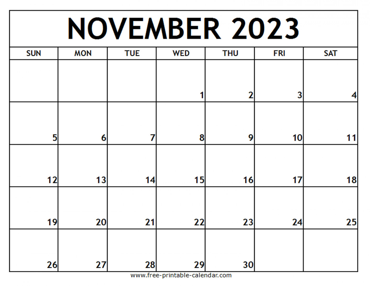 November printable calendar free printable calendar