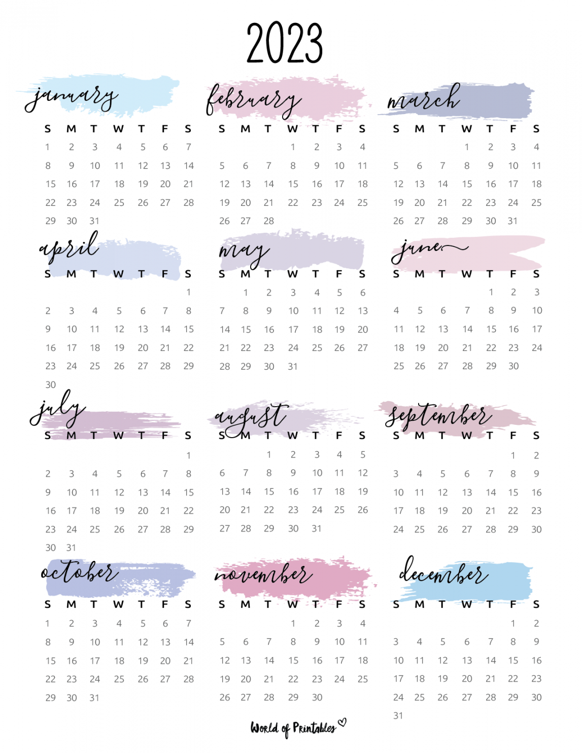 Year Calendars  Printable calendar template, Calendar