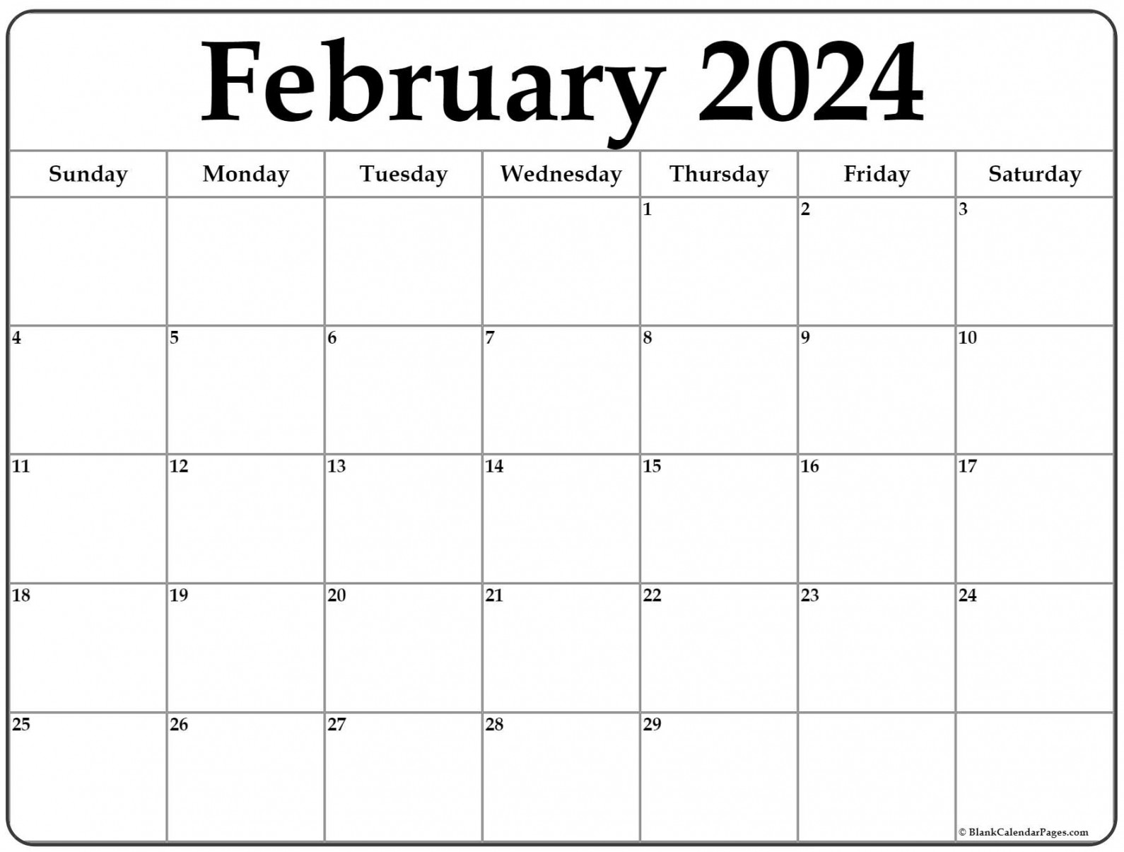 February  calendar  free printable calendar