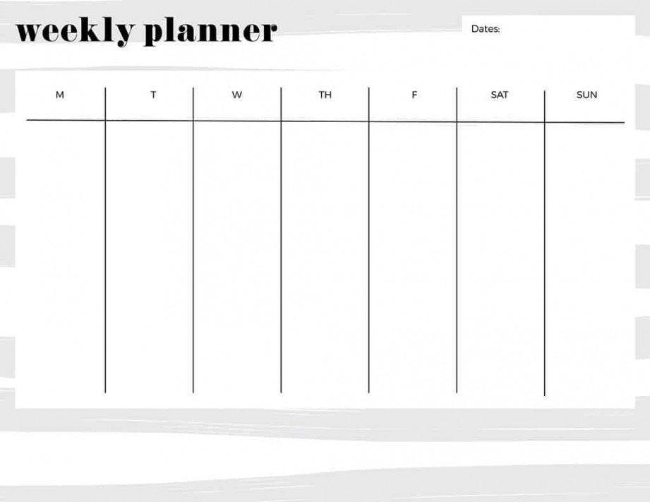 FREE printable weekly calendars — get your week organized!