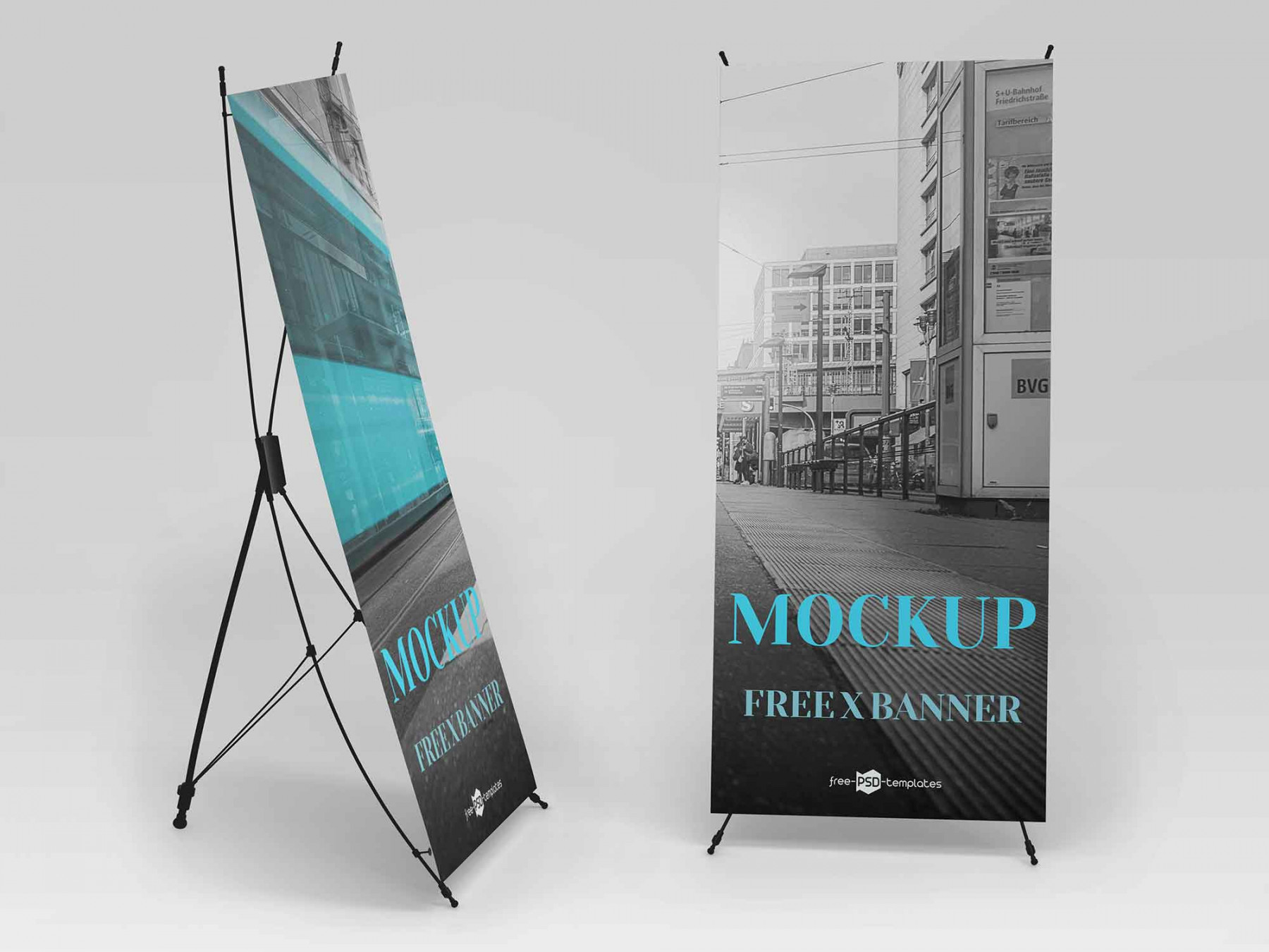 Free X Banner Mockup (PSD)