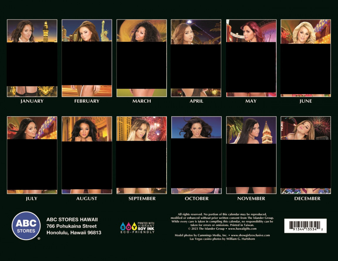 Las Vegas Women Calendar