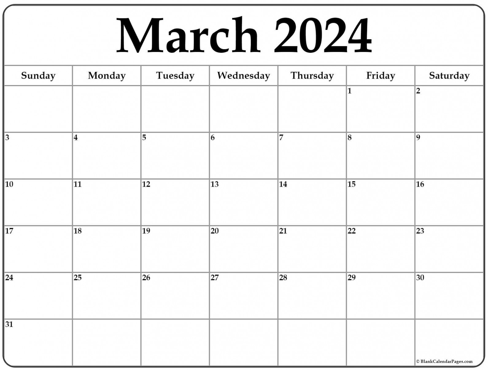 March  calendar  free printable calendar