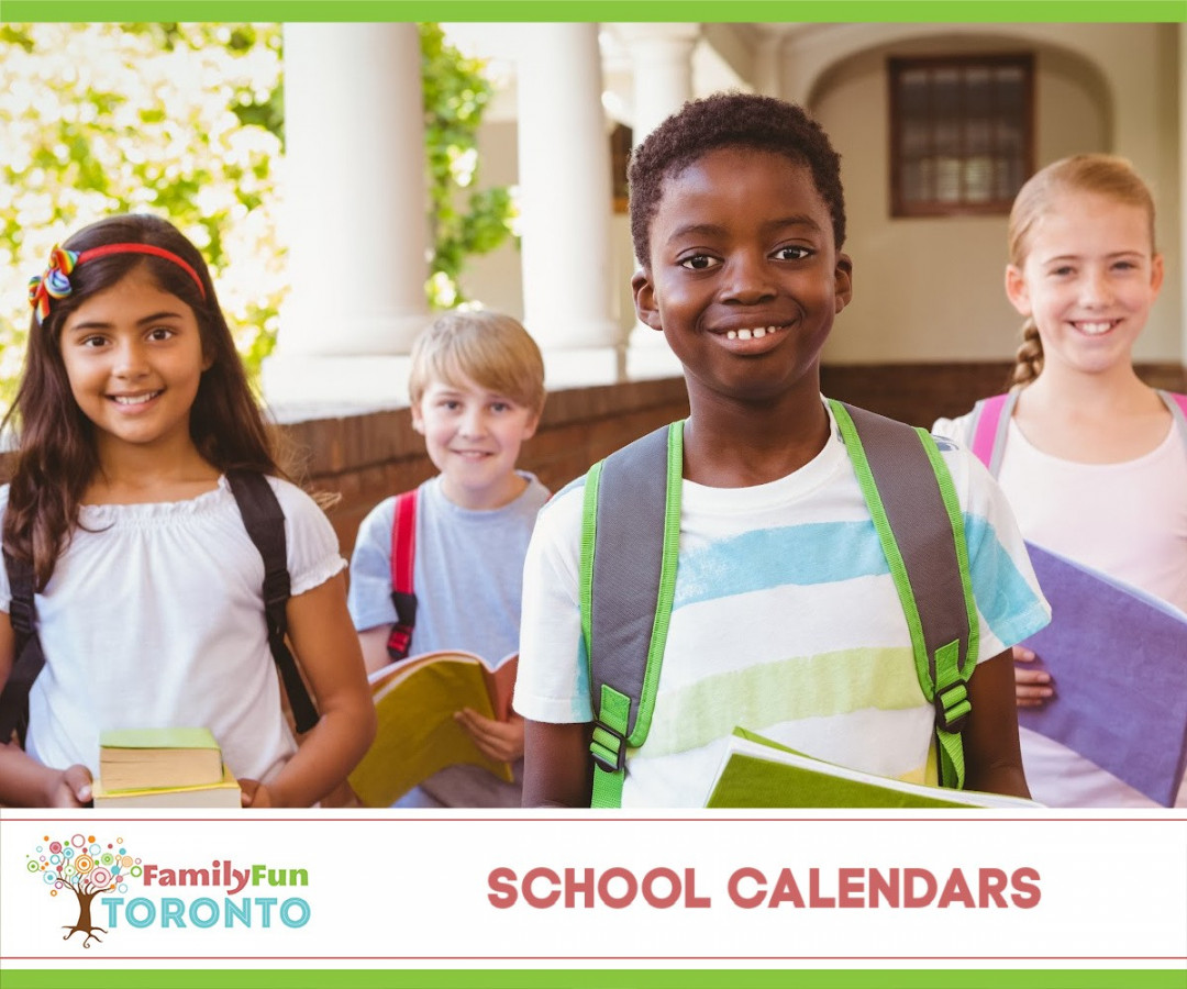 School Board Calendars in Toronto and the GTA  Family Fun Toronto