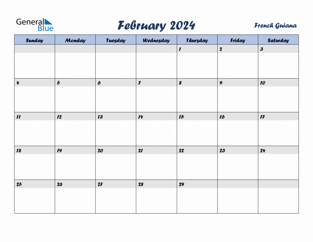 February  Monthly Calendar Template with Holidays for French
