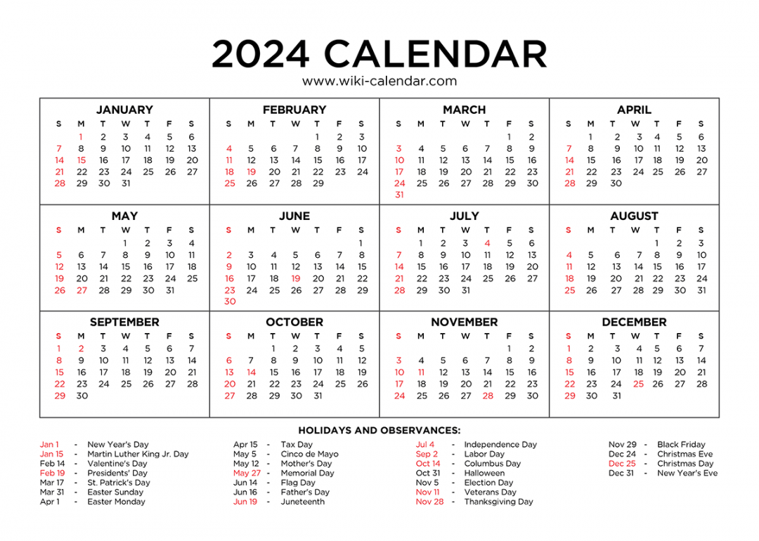 Printable February  Calendar — Wiki Calendar  by Wiki