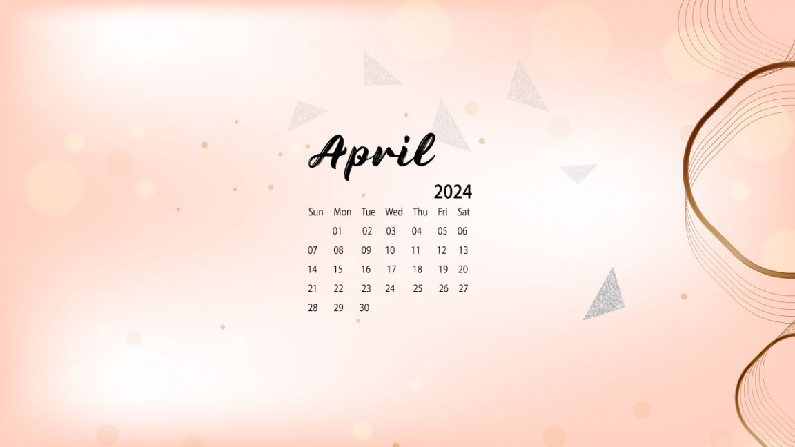 April  Desktop Wallpaper Calendar - CalendarLabs