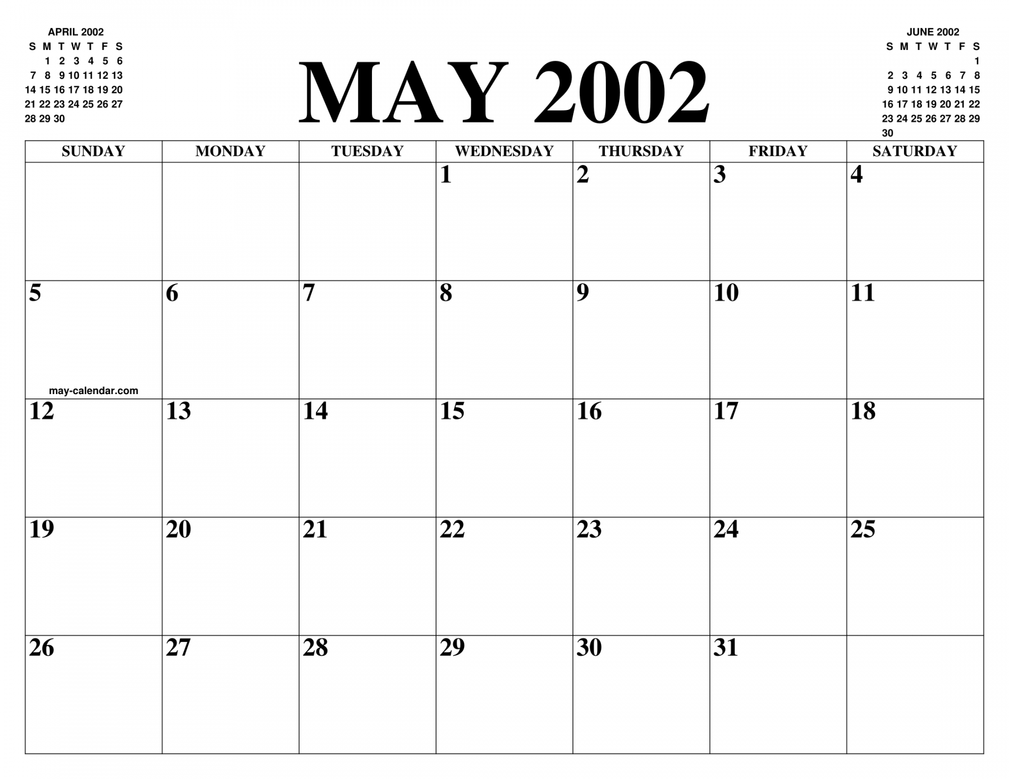 MAY  CALENDAR OF THE MONTH: FREE PRINTABLE MAY CALENDAR OF THE