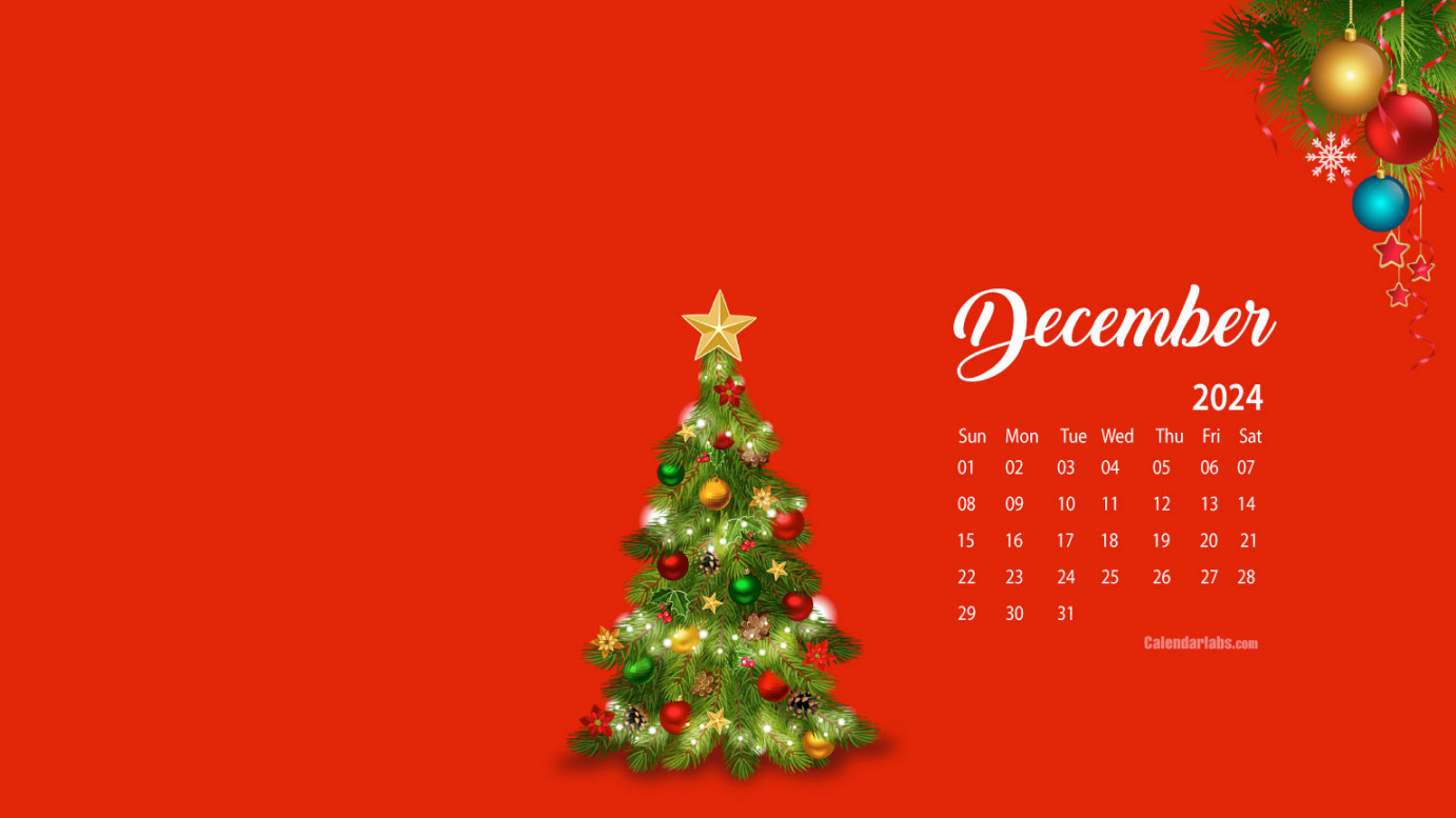 December  Desktop Wallpaper Calendar - CalendarLabs