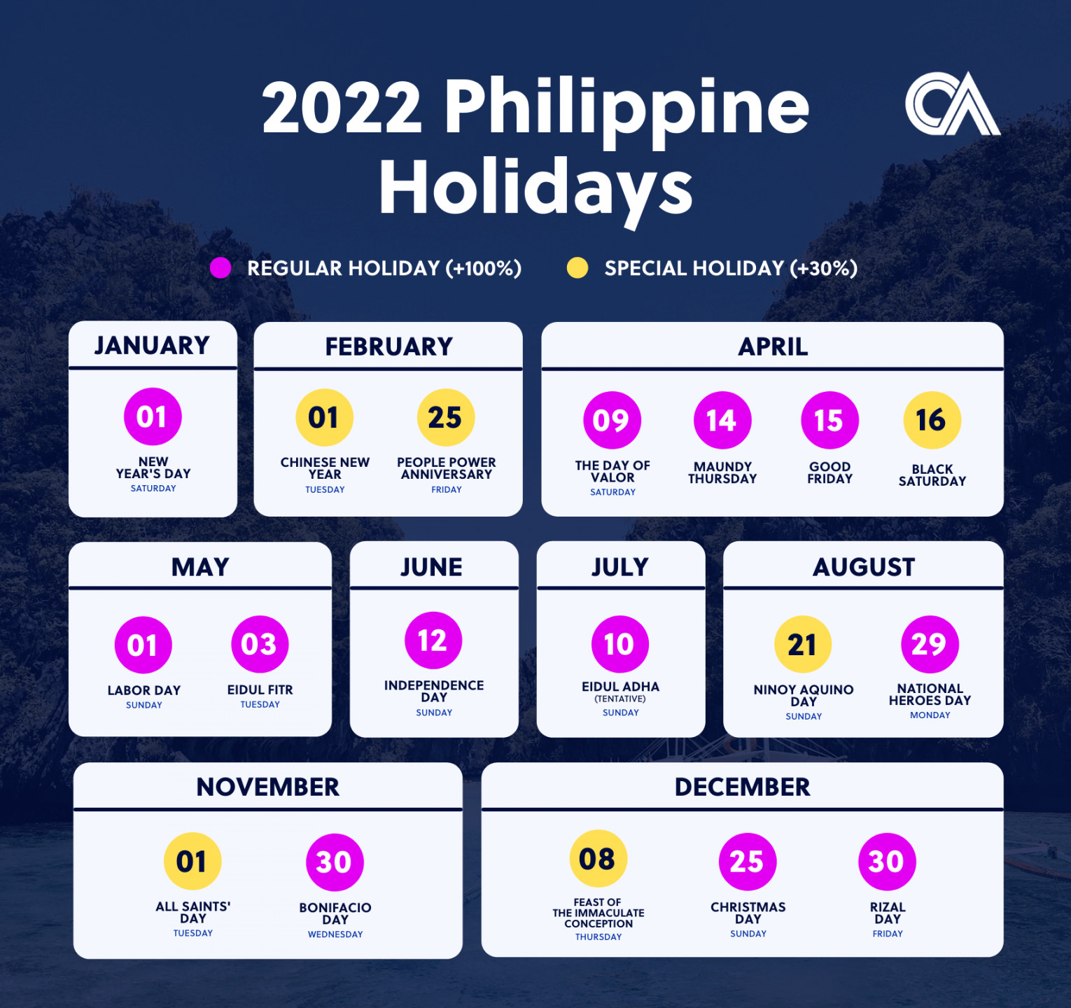 Holidays in the Philippines  Outsource Accelerator