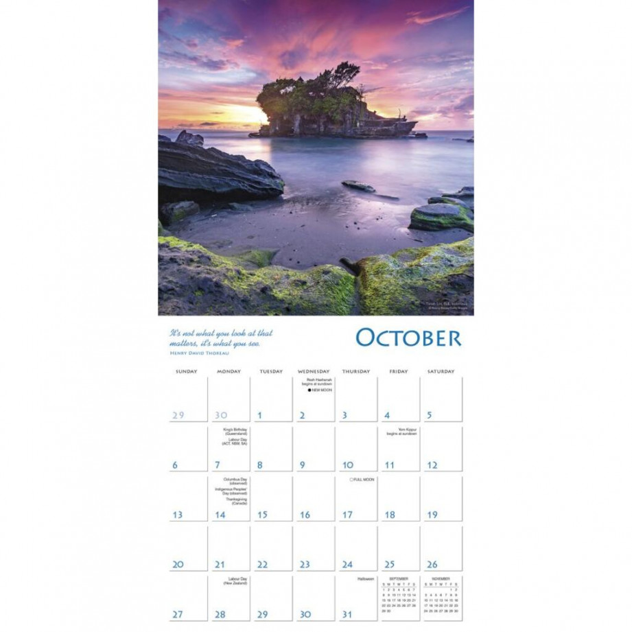 Islands in the Sun  Wall Calendar