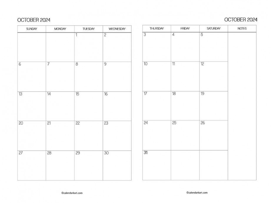 Page Monthly Calendars 04 - CalendarKart