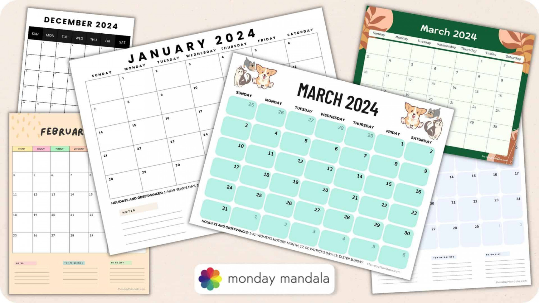 Printable Calendars ( Free PDF Printables)