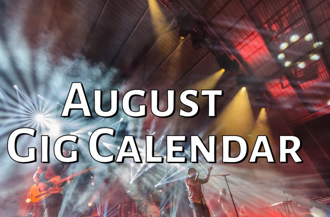 August  Gig Calendar - Live Music Australia