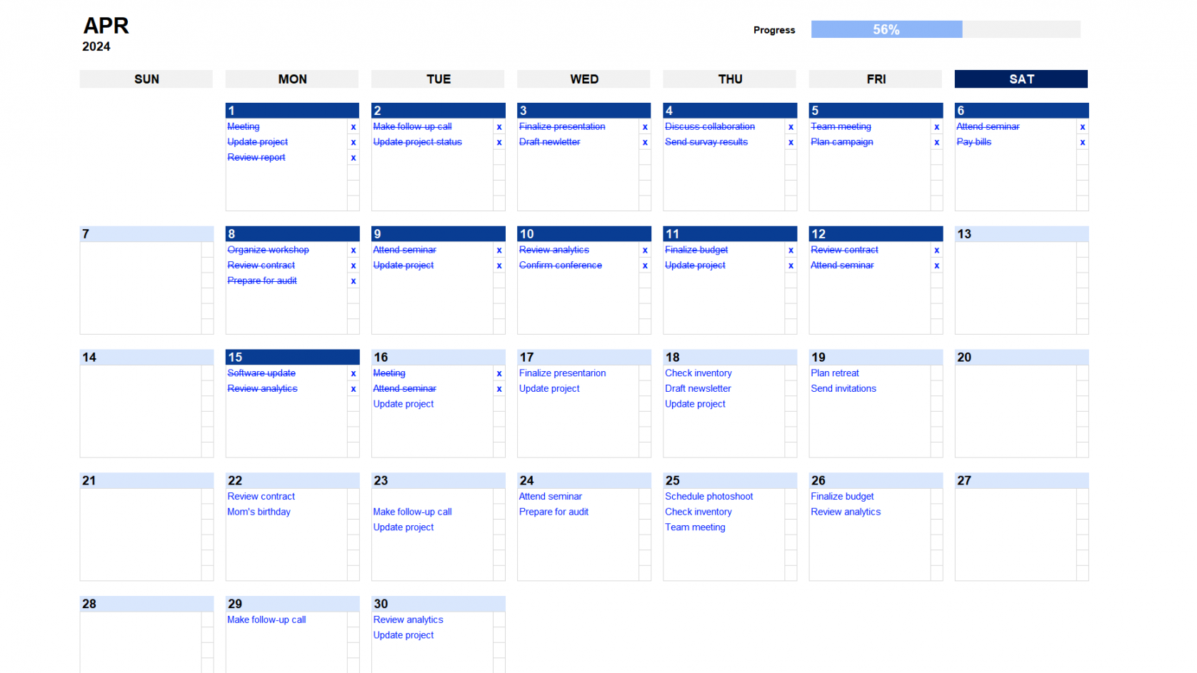 Calendar Spreadsheet Spreadsheet Template