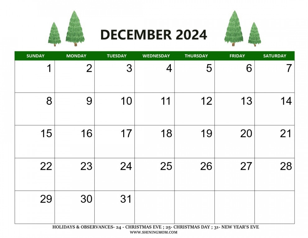 December  Calendar Templates   Awesome Designs!