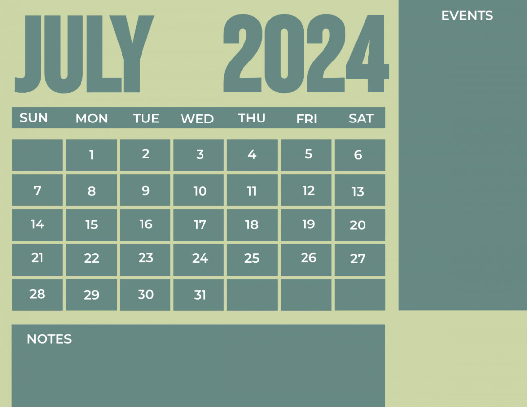 FREE July Calendar  Templates & Examples - Edit Online & Download