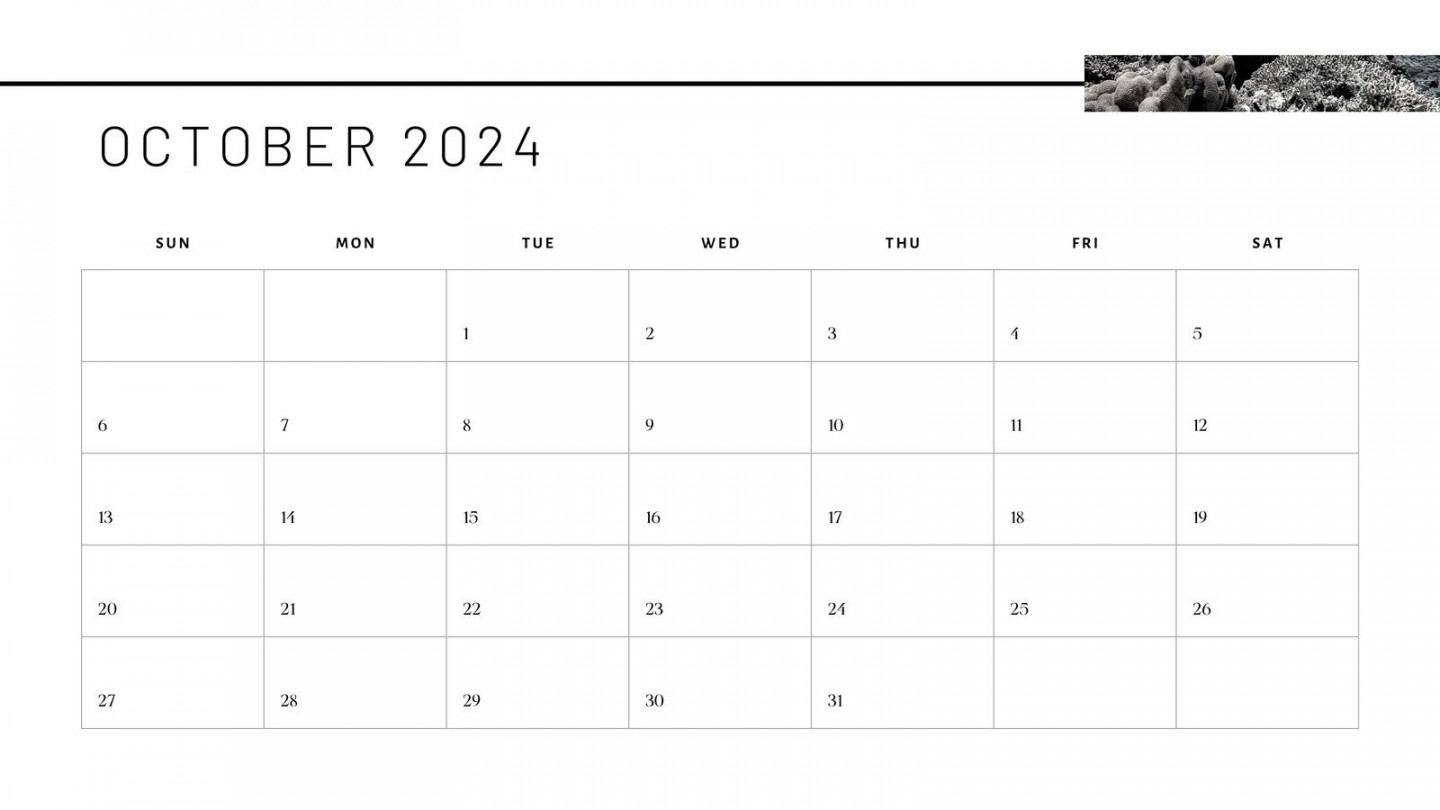 Free October  calendar templates to customize  Canva