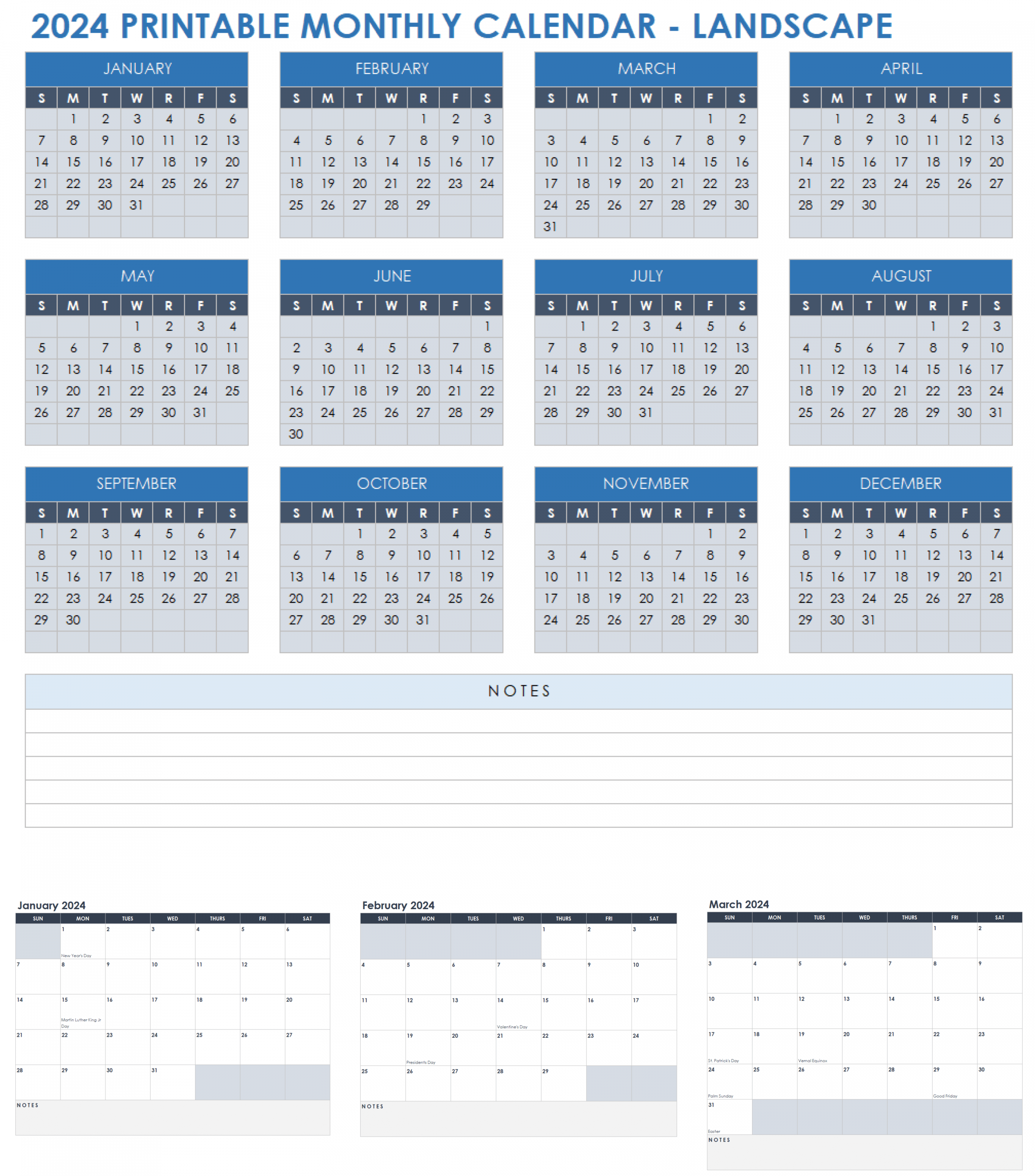 Free, Printable Excel Calendar Templates for  & On  Smartsheet