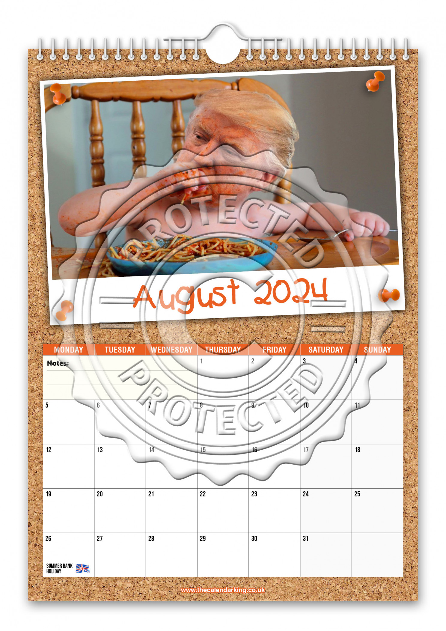 Kid Trump -  Wall Calendar - The Calendar King