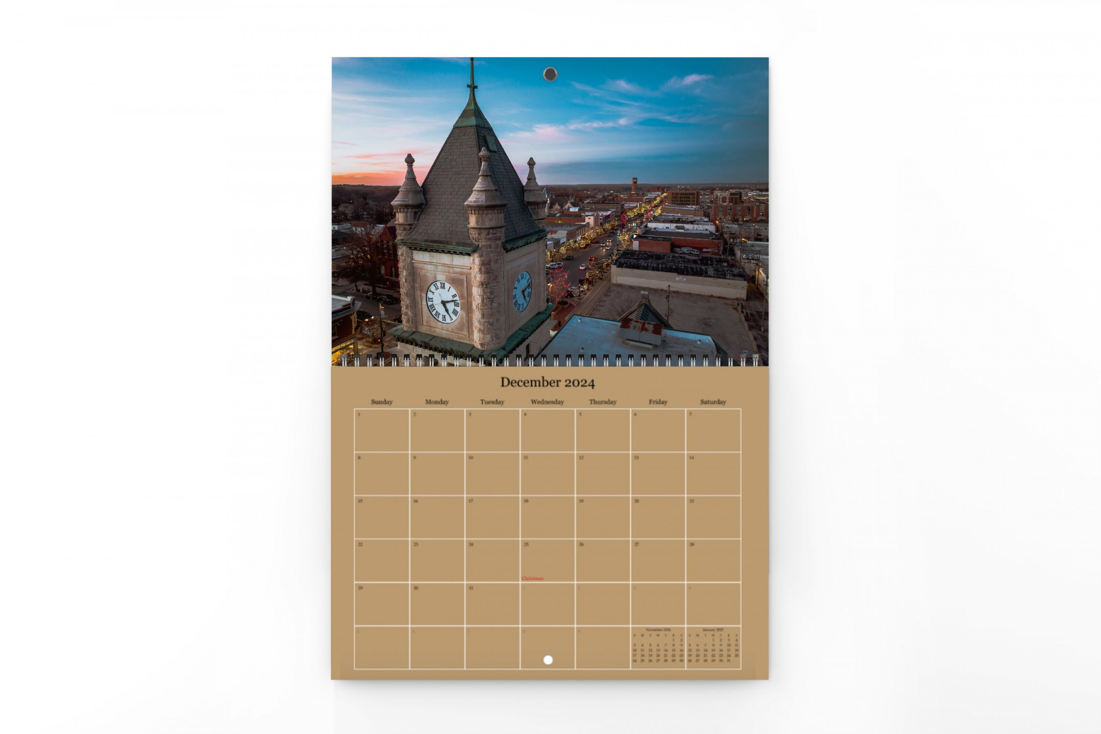 Lawrence, Kansas Wall Calendar — Drone Lawrence