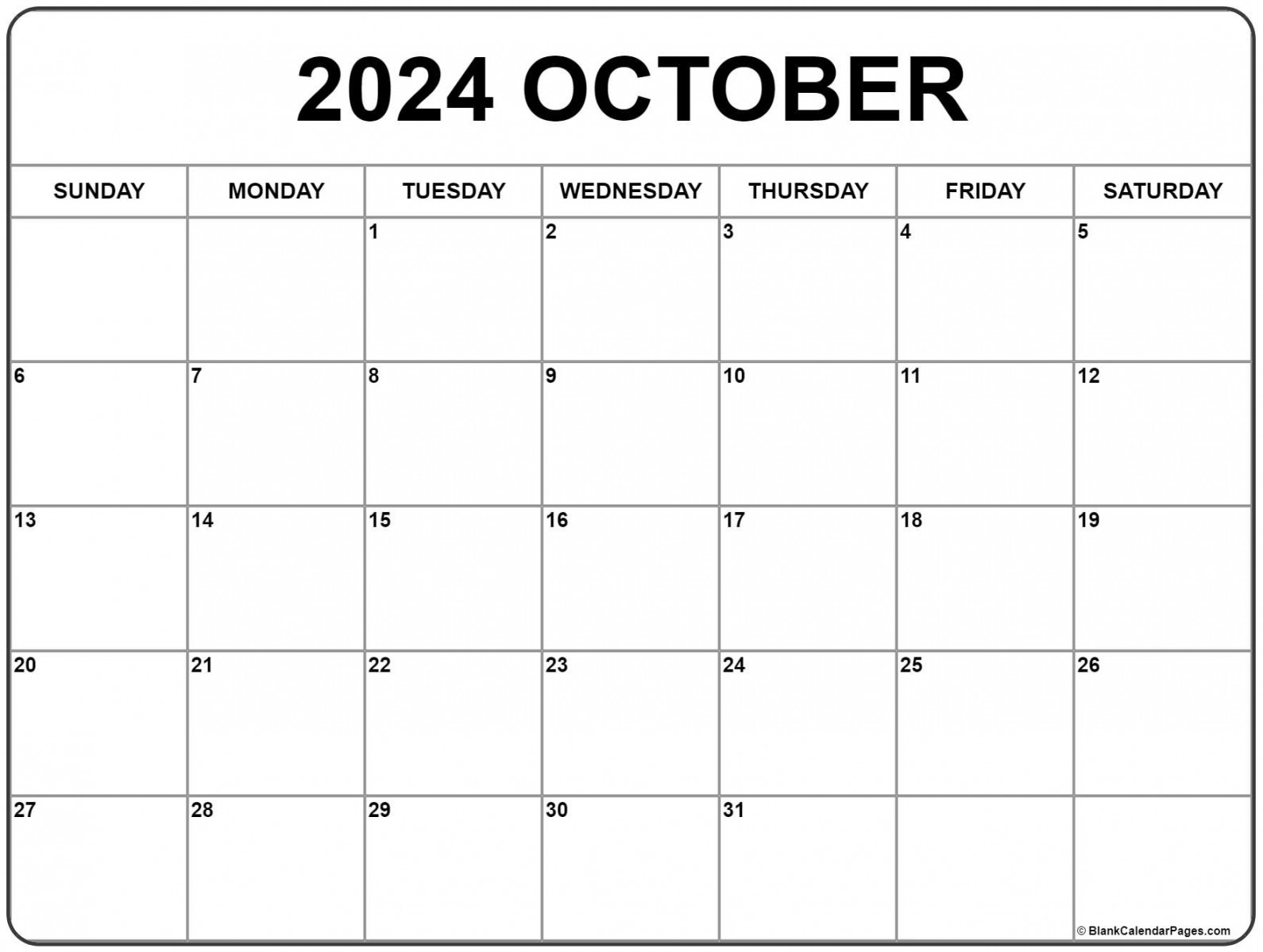 October  calendar  free printable calendar