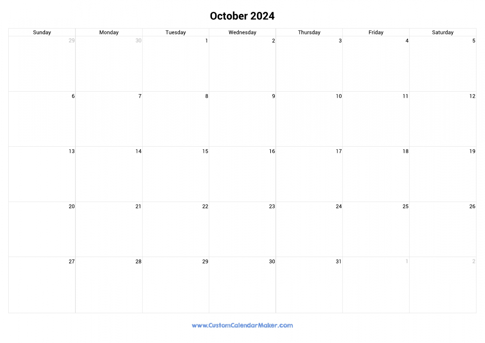 October  Printable Calendar With Australia Holidays