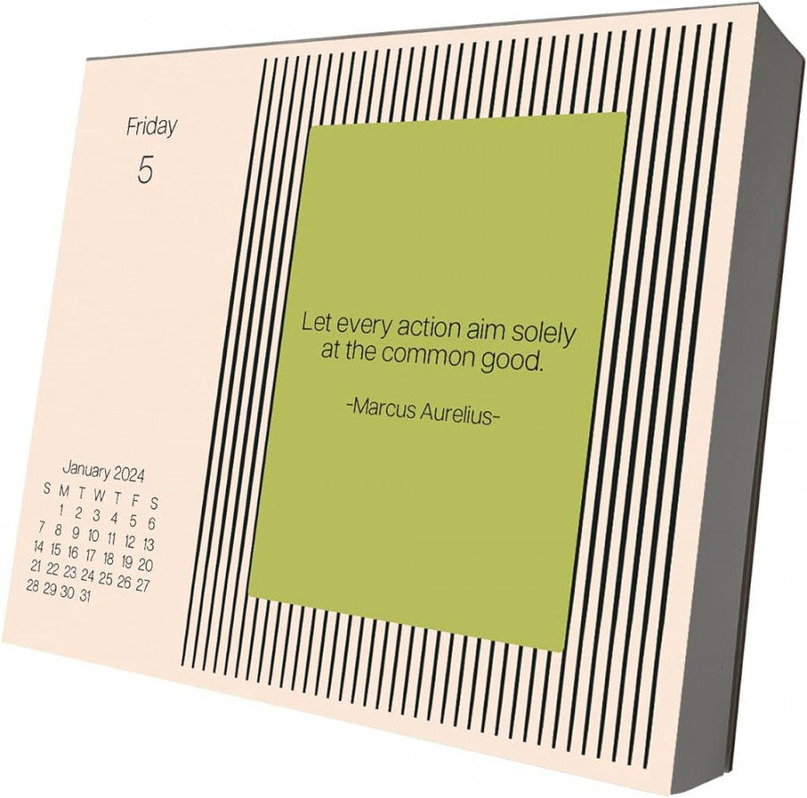 Zen Day-at-a-Time Box Calendar