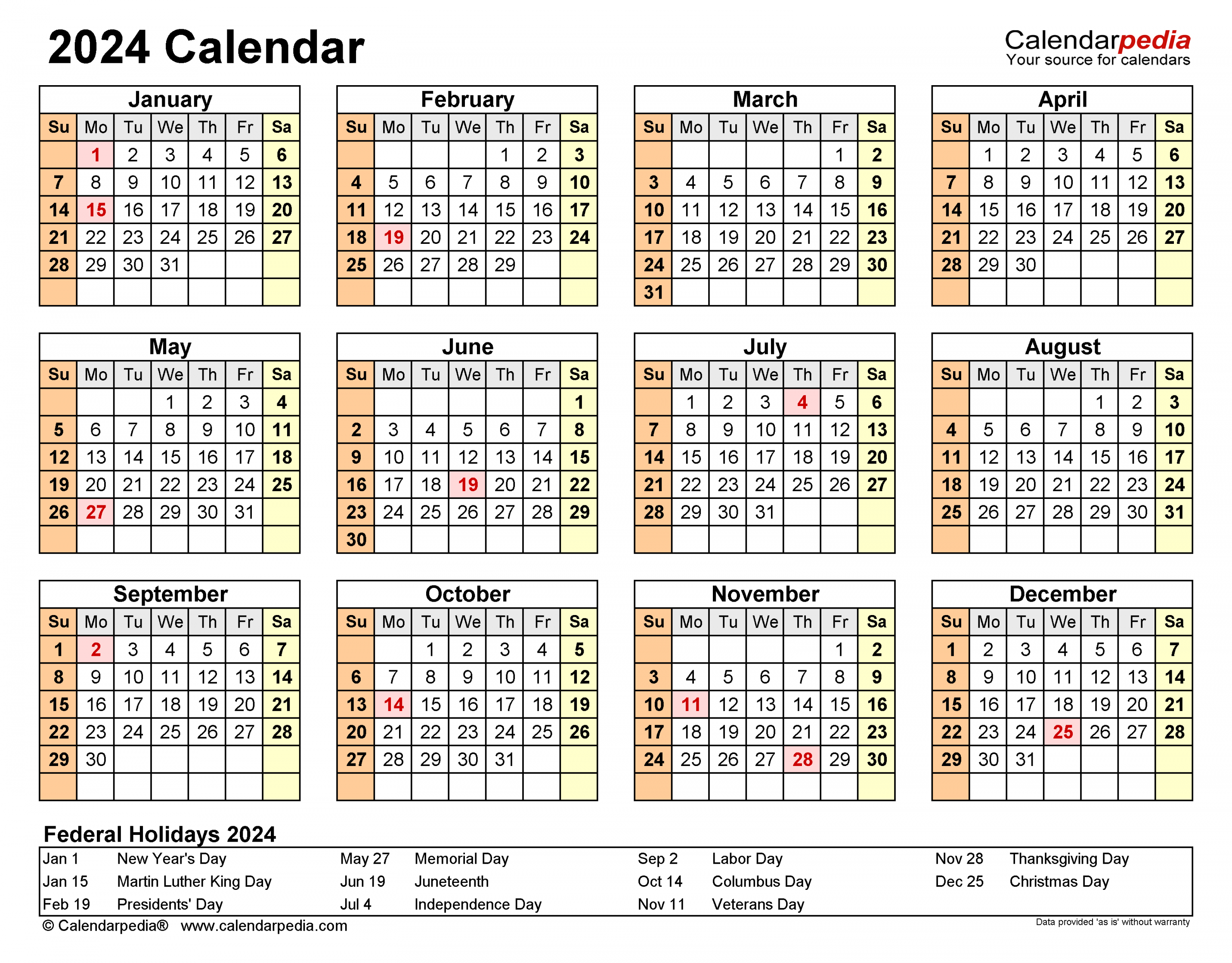 Calendar - Free Printable Excel Templates - Calendarpedia