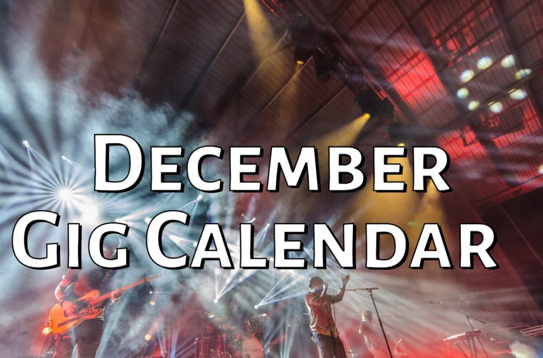 December  Gig Calendar - Live Music Australia