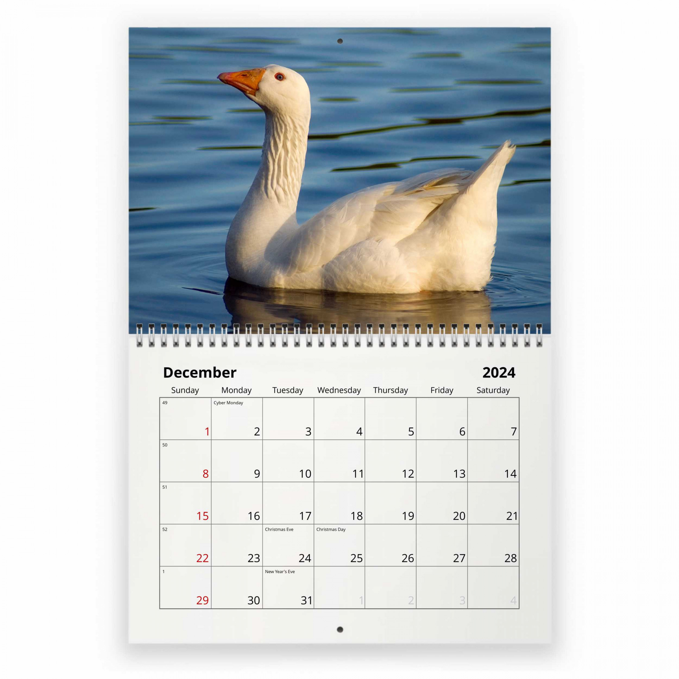 Goose  Wall Calendar