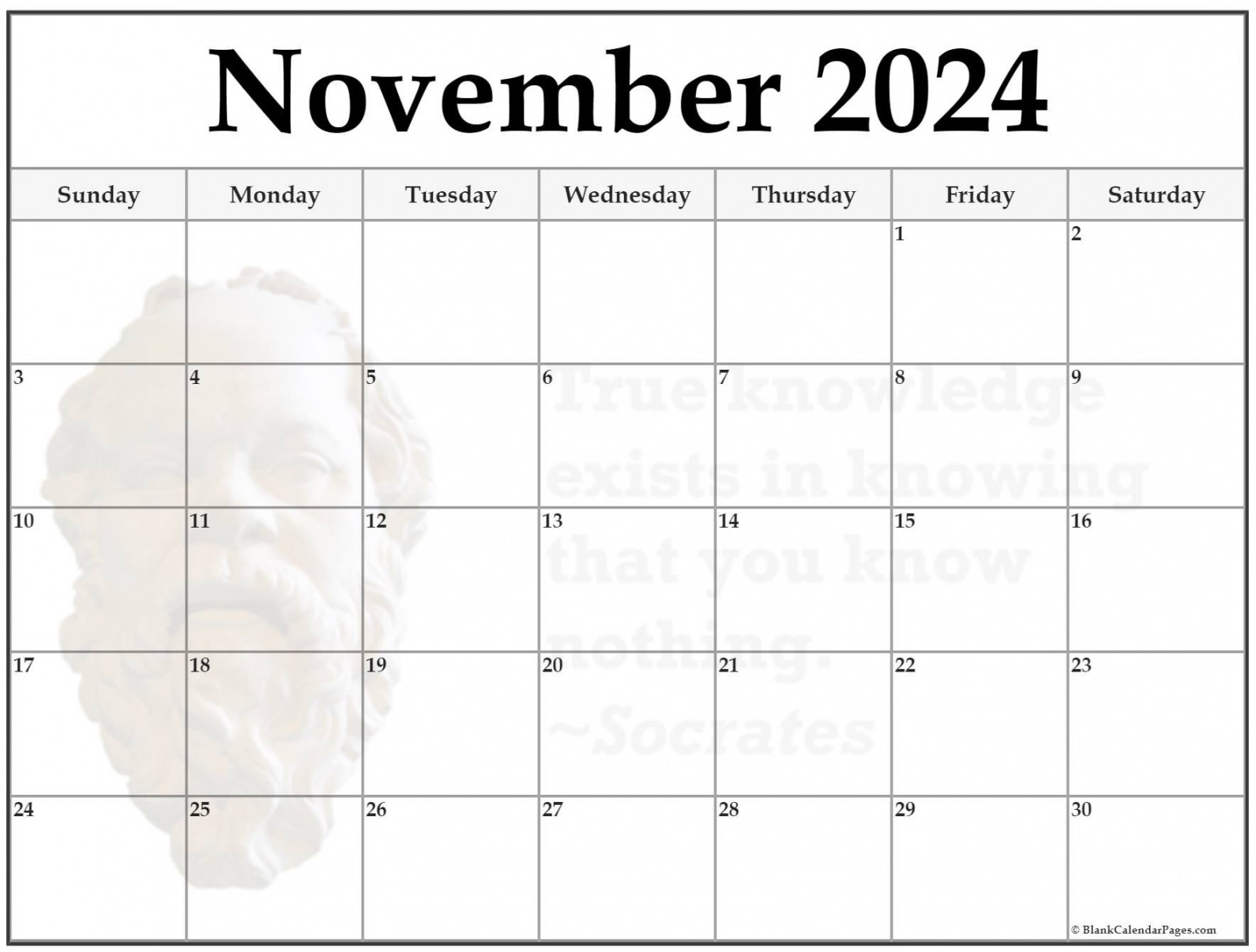 + November 20 quote calendars